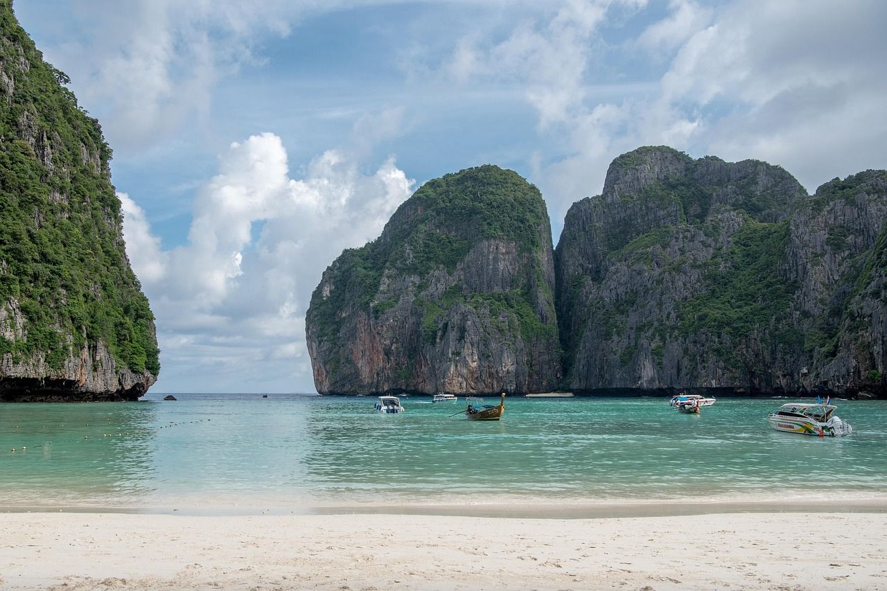 Maya Bay on Koh Phi Phi Leh, Thailand