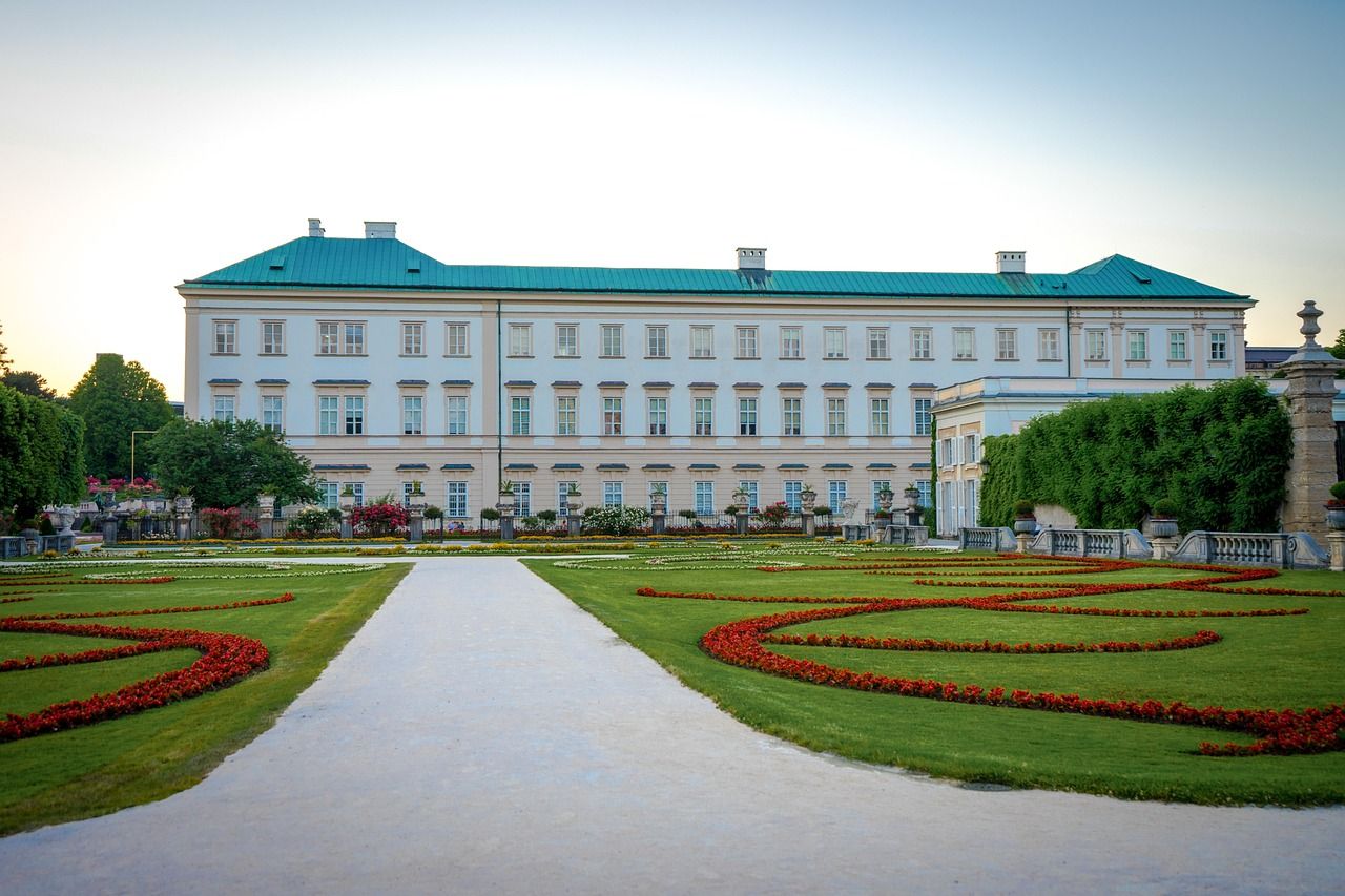 Mirabell Palace and Gardens in Salzburg, Austria